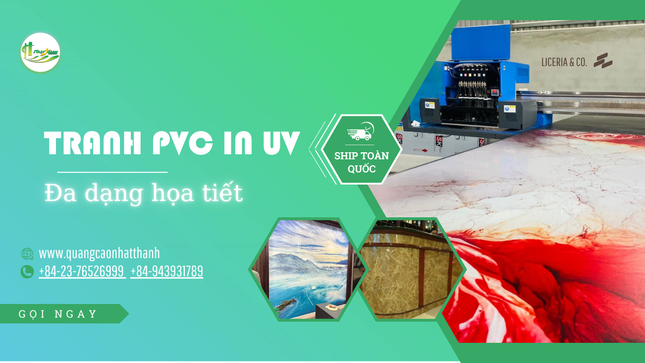 Tranh PVC in UV đa dạng họa tiết trang trí nội thất hiện đại - Quảng ...