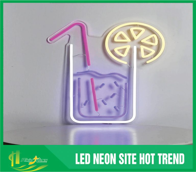 làm biển bảng quảng cáo LED trà sữa quán cafe