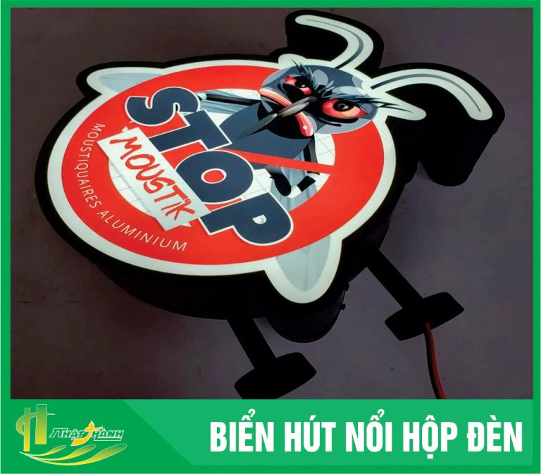 biển hút nổi hộp đèn