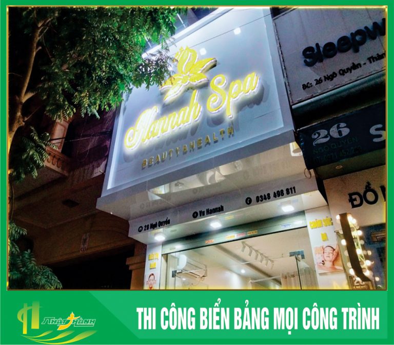 làm biển bảng quảng cáo spa