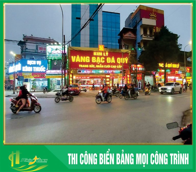 thi công biển bảng quảng cáo tiệm vàng